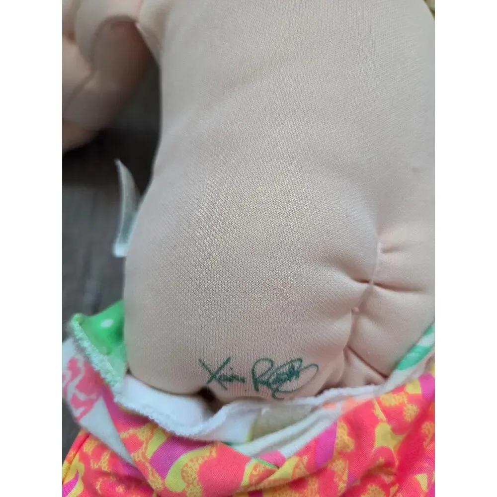 Vintage 1991 Cabbage Patch Kids CPK Kissin' Kids Doll Blonde Hair Hasbro‎ Toy
